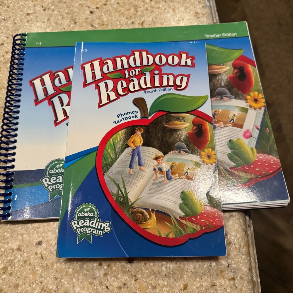Abeka academy, handbook for Reading teachers edition plus child’s book